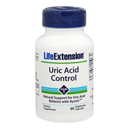 Life Extension Diet - Life Extension - Uric Acid Control - 60 Vegetarian Capsules