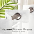 thumbnail image 6 of Deconovo White Sheer Curtains 72 inch Length Grommet Voile Drape Curtains for Living Room 2 Panels 52x72 inch, 6 of 6