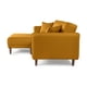 thumbnail image 5 of Sala Modular Sofá Cama Reversible de Lino Makora Mostaza Modelo Ritz, 5 of 9