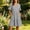 Black plus size boho dress a1, variant on Uscallm Women Plus Size V Neck Short Sleeve Ruffle Plaid Boho Mini Dresses A-Line Casual Travel Dresses for Summer, Black 3XL