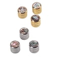 thumbnail image 4 of 3 uds perillas de control de guitarra eléctrica Yuyangstore dorado/plateado, 4 of 8