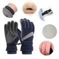 thumbnail image 3 of Invierno impermeable y resistente al viento, guantes térmicos con pantalla táctil para clima frío, guantes de trabajo para esquí y snowboard con, 3 of 5
