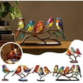 thumbnail image 6 of Weloille Colorful Bird Decorations Home Decoration Decorations Flower Bird Pendants Bird Group Decorations (1 Bird), 6 of 7