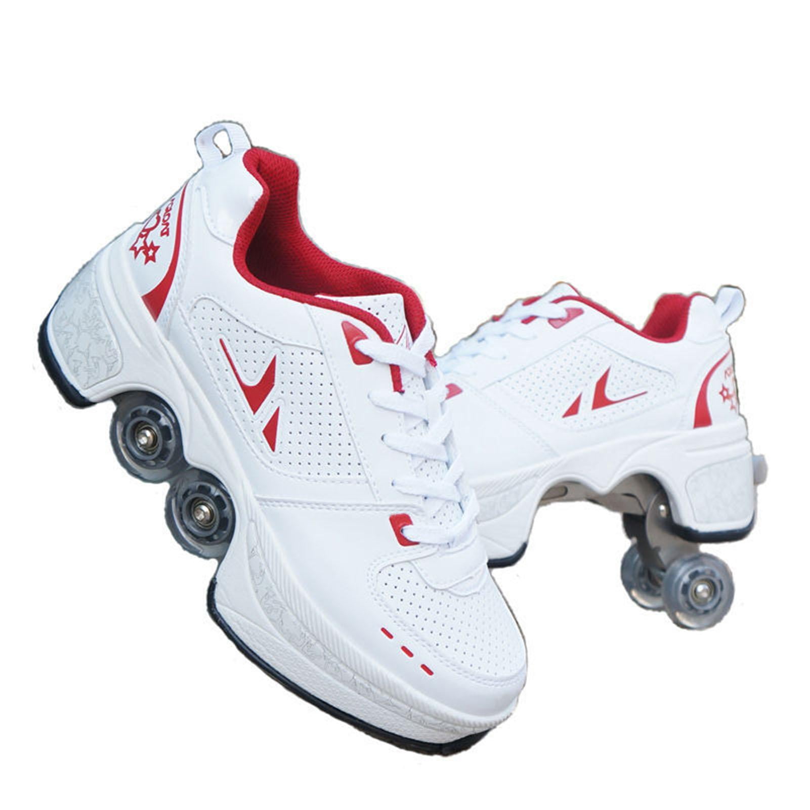 Deformation Roller Shoes Skating Shoes for Adults Children - Walmart