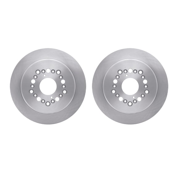 Dynamic Friction Company Rear Brake Rotors 6002-75004