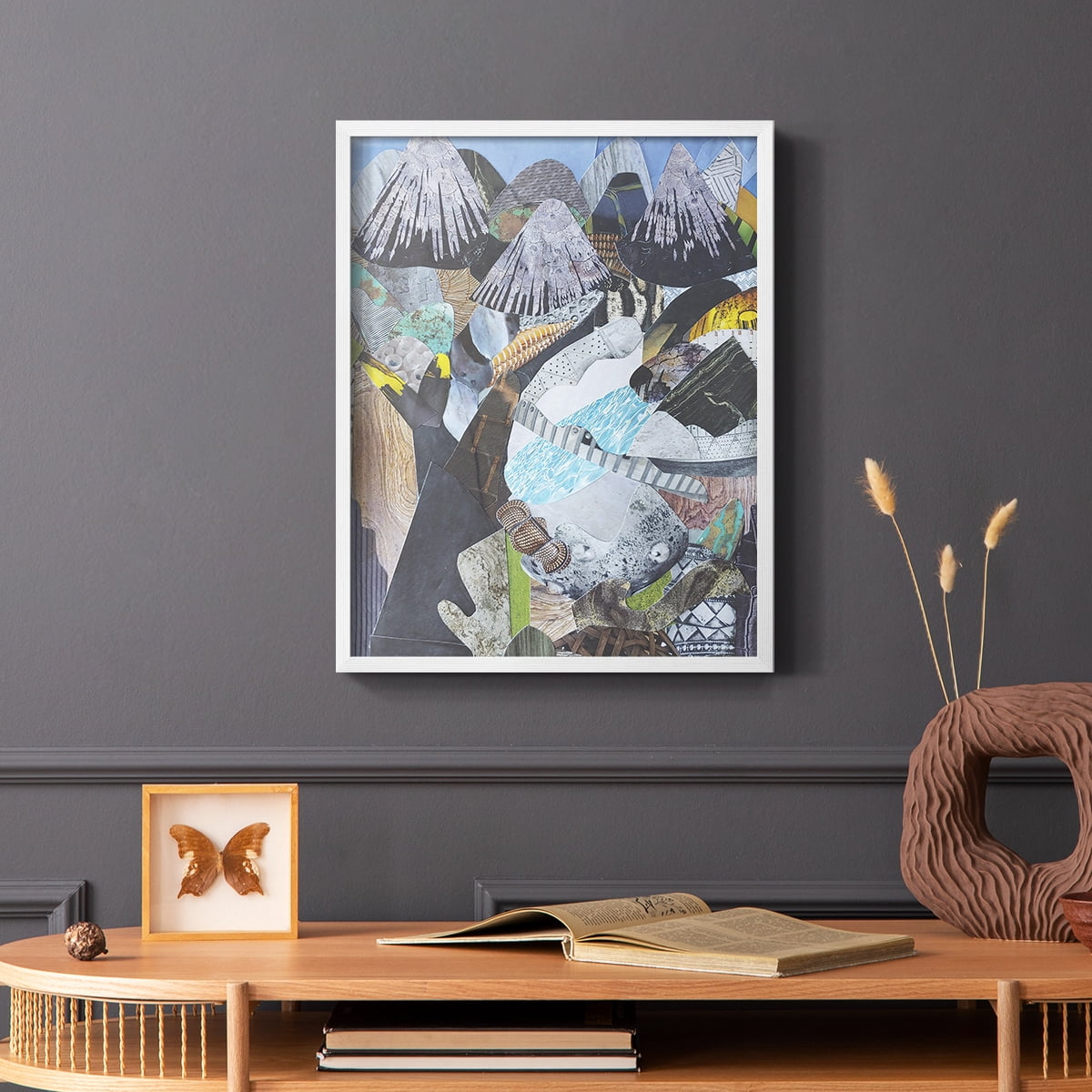 Arizona Highways Framed Print in White Solid Wood Framed Print No Nail Hanging