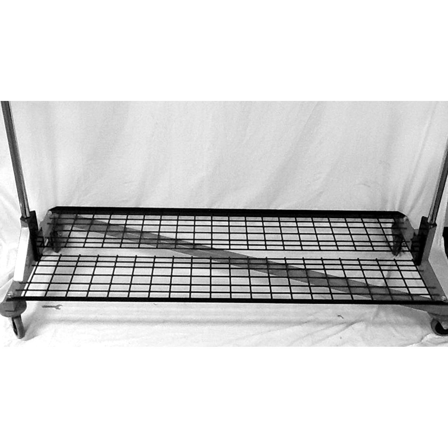Black 2Piece Folding Shelf with Brackets for our MSeries Z Rack, Z