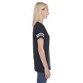 thumbnail image 4 of LAT Women's Football V-Neck Fine Jersey Tee, 4 of 8