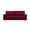 Red, variant on 65-Inch Navy Velvet Loveseat Sofa with Cushions, Modern Minimalist Metal Legs, Comfortable 2-Seater for Living Room or Bedroom, Stylish Soft Fabric Couch
