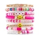 thumbnail image 5 of Pulseras TUNC coloridas oro blanco Sonrisa Corazón Estrella mal de ojo, 5 of 5