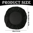 thumbnail image 2 of HWHCGZ 1Pack 60x98 Inches Mattress Protector Queen Size Black Bed Sheet Stain Emovable Rotating Slipcover,Black, 2 of 2
