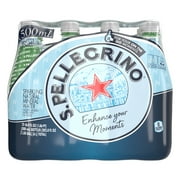 S.Pellegrino Sparkling Natural Mineral Water, 16.9 fl oz., 12 Pack Plastic Bottles
