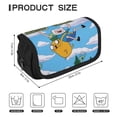 thumbnail image 2 of Adventure Time Jake The Dog Big Capacity Pencil Case, Large Storage Pencil Pouch Pen Case Bag with Zipper, Pencil Case for Office Supplies, 2 of 8