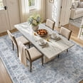 thumbnail image 3 of SIXHOME Rugs for Living Room Washable 9x12 Area Rugs Oriental Carpet Traditional Bedroom Dining Room Throw Rug Non Slip Vintage Foldable Distressed Print Neutral Indoor Rug Blue, 3 of 6