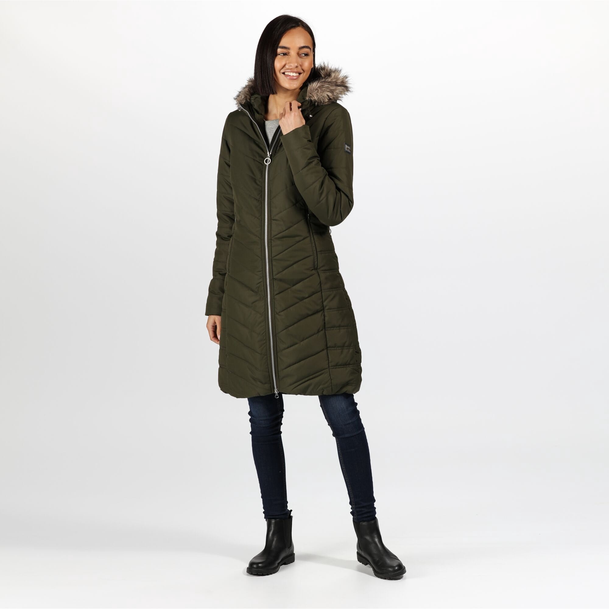 regatta fritha coat khaki
