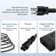thumbnail image 5 of Cargador de 65 W, 19,5 V, 3,33 A, compatible con el portátil HP 17 ROLADA, 5 of 7