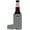 Gray, variant on Blank Soft Foam Collapsible Boot Shaped Beer Bottle Coolie (Neon Blue, 12 Pack)