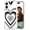 Black Grey Hearts, variant on Compatible with iPhone 16 Plus Case for Women Girls Clear Design Cute, Girly Protector Skull Skeleton
