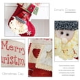 thumbnail image 5 of Bouanq Hanging Christmas Socks, 3D Santa Christmas Stockings, Christmas Socks Decoration Large, Xmas Hanging Stockings Bags, Xmas Hanging Decor as Gifts for Kids, 5 of 9