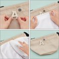 thumbnail image 6 of 1box 26pcs Chenille Letter Patches A-Z Iron On Letter Patches 5.5mm Pearl Rhinestone Letter Patches Self-Adhesive Clothing Patches for Bachelorette Party Wedding Clothing DIY Craft Hat Bags, 6 of 7