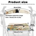 thumbnail image 6 of POLERO Black Cat Rollator Seat Cover, Protective Cover Walker Cover Polyester Protection Covers Soft Rollator Walker Accessories, 6 of 10