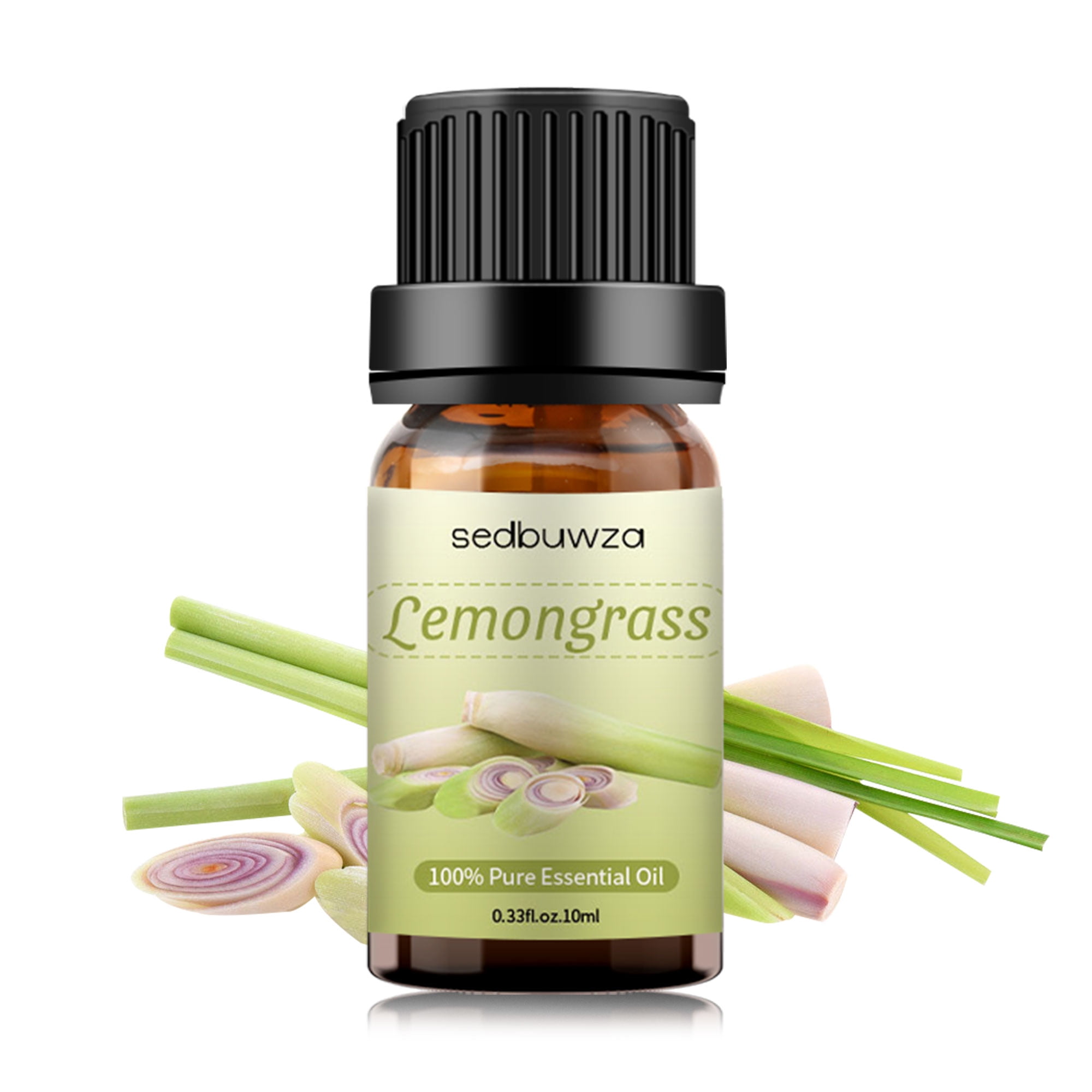 Lemongrass Essential Oil,100% Natural Fragrance and Pure,Undiluted,For Diffusers,Athletes Care,Hair Care,Skin Care,DIY Candle and Soap,10ml