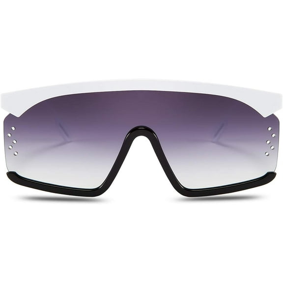 FEISEDY One Piece Sunglasses Oversized Shades Goggles Men Women B2515