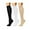 Black,White,NUDE, variant on Sanbonepd Spring Winter Classic Color Thin Compression Socks Women's Knee High Cotton Socks