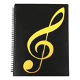 thumbnail image 2 of Dossier Musical pour Choeur - 60 Pages Format Lettres Écrites et Détachables, Support Musical pour Choeur (Noir), 2 of 9