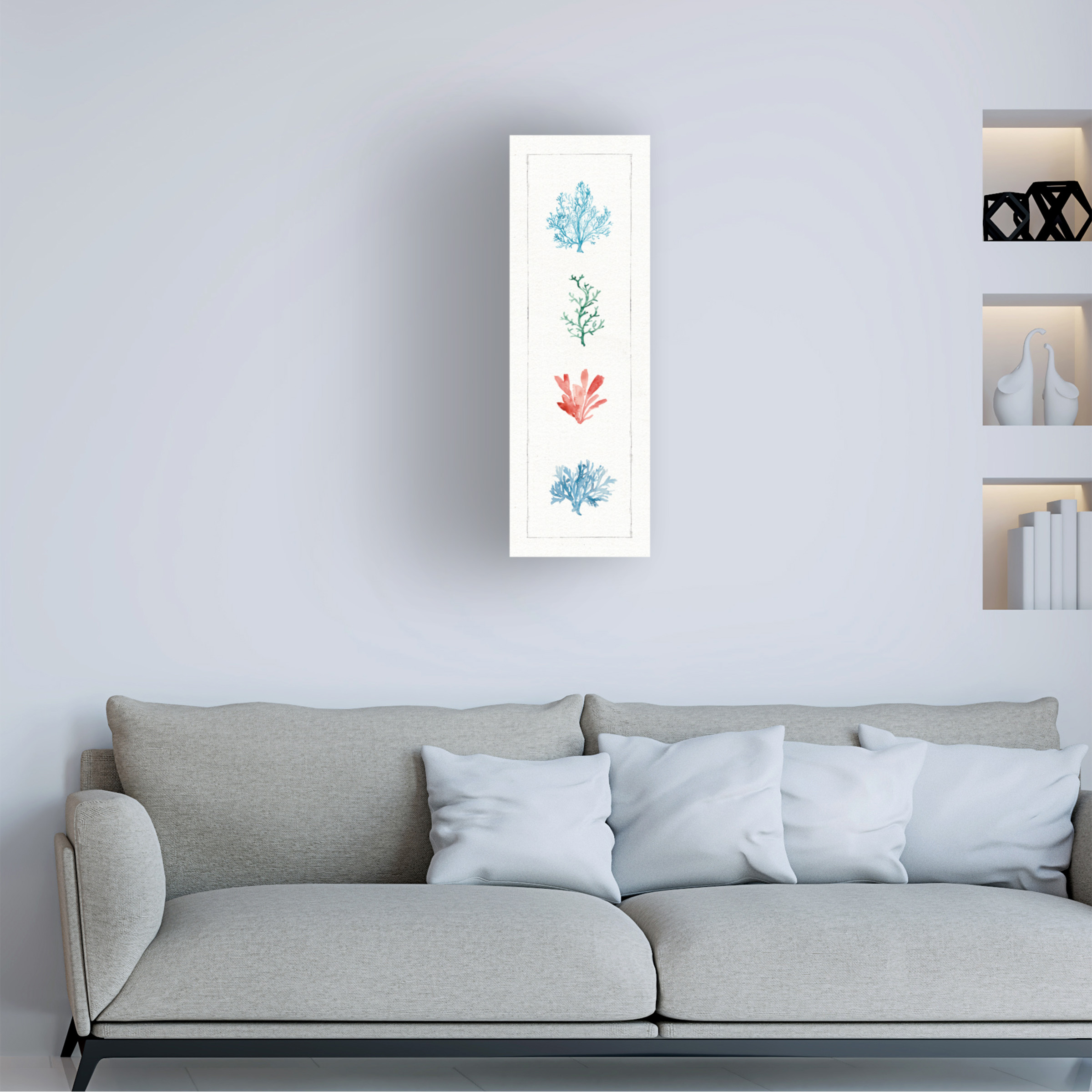 Trademark Fine Art "Water Coral VIII" Canvas Art by Lisa Audit