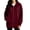 05-Wine, variant on Atogsazn Womens Fleece Oversized Hoodies Casual Full Zip Long Sleeve Hooded Sweatshirt Fall Winter Tops Wine M Fashion