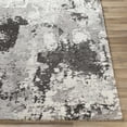 thumbnail image 6 of Hauteloom Balmat Living Room, Bedroom Area Rug - Modern - High Pile - Gray, Ivory, Black - 5'3"-Round, 6 of 11