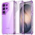 thumbnail image 2 of AICase for Samsung Galaxy S26 Ultra Case Clear 3 in 1 Heavy Duty Drop Protection Full Body Rugged Shockproof/Dust Proof 3-Layer Military Protective Tough Durable Cover,Transparent Purple, 2 of 11