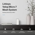 thumbnail image 2 of Sistema Wi-Fi Mesh Linksys Velop Micro 7 de doble banda BE5000, paquete de 3, 2 of 9