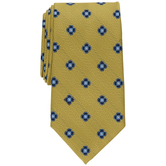 Club Room Men's Berdie Neat Tie Yellow Necktie