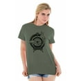 thumbnail image 3 of Hand Eye Crystal Ball Futuristic Spirit Plus Size Crewneck Graphic Tee Shirt Brisco Brands 3X, 3 of 5