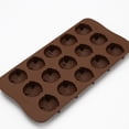 thumbnail image 3 of Cateissary Molde de Chocolate con cabeza de Animal, portátil, reutilizable, 15 rejillas, lavable, resistente al calor, panadería, cubitos de hielo, Cocina y Comedor Cateissary JJ21448-00, 3 of 6
