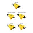 thumbnail image 2 of Tholdsy 1 par de juegos de teléfono móvil Trigger Juegos de apuntar Disparar Gamepad Joysticks antideslizantes Controladores Amarillo 5piezas, 2 of 6