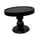 thumbnail image 4 of Portavelas para platos,Candelabro Candelabro Plato de Vela Bandeja de Vela,Candelabro de pilar negro con placa redonda de madera,Bandeja para velas de pilar decorativa pequeña,Bandeja de, 4 of 9