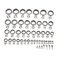 thumbnail image 1 of YLSHRF Fishing Tools,49 In 1 Set Universal Rock Casting Tackle Fishing Rod Guides Line Rings Top Tips,Fishing Top Tips For Rock Casting, 1 of 8