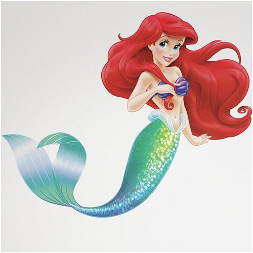 The Little Mermaid Peel and Stick Giant Wall Decals