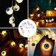 thumbnail image 4 of 1pc Halloween Eyeball Forma de globo de la lámpara de la cadena de la cadena de luz decorativa, 4 of 5