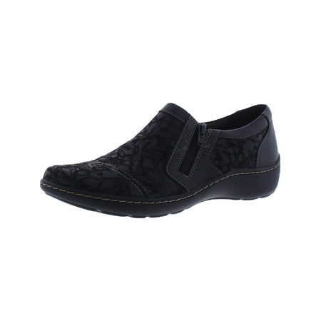 

Clarks Womens Cora Giny Leather Slip On Casual Shoes