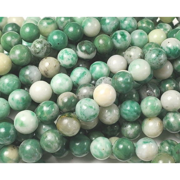 8mm 15-Inch China Jade Smooth Round Beads ForJewelry Making