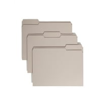 Smead Letter 1/3 Cut Top Tab File Folders, Assorted Colors, 100 Count