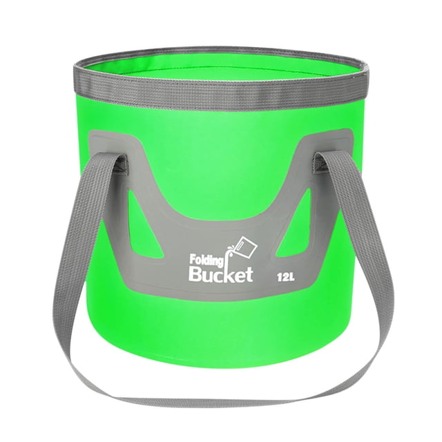 Contenant d'Eau de Camping 12L Seau d'Eau Pliable Portable Seau de Pêche Contenant d'Eau Pliable Voyage Camping Randonnée Pêche Lavage Contenant d'Eau Pliable