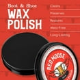 thumbnail image 3 of Red Moose Full Leather Shoe Wax Polish Kit with Brush, Cloth, Lace & Travel Case, Brown, 3 of 8
