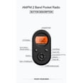 thumbnail image 2 of Pocket Radio Mini Personal Portable Fm Radio Rechargeable Radio Small Digital Lcd Display For Sports Running, 2 of 5