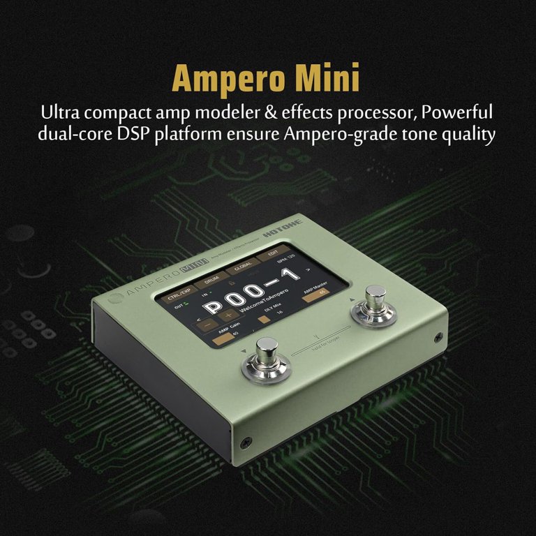 Hotone MP-50MC Ampero Mini Matcha Guitar Multi-Effects Pedal