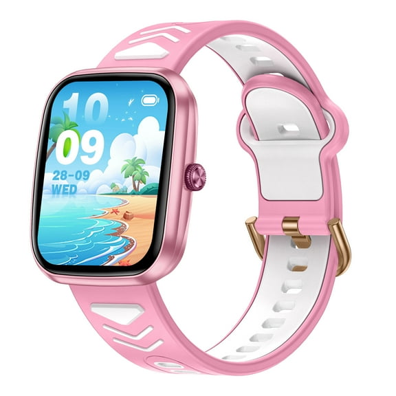 Smart Watch for Kids 1.75" with Fitness Tracker, Sleep Monitor, Sports Calling , DIY Dial, IP67 Waterproof, Step Counter, Puzzle Games, Alarm Clock, with APP, Gift for 4-15 Years Old Boys and Girls